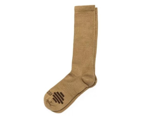 Носки тактические 5.11 Tactical  Duty Ready Plus OTC Socks (3 пары) — US Dark Coyote