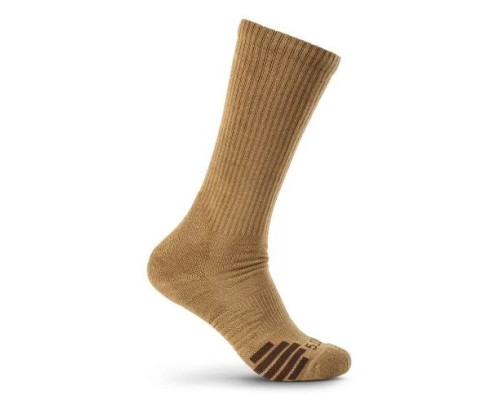 Носки тактические 5.11 Tactical  Duty Ready Plus OTC Socks (3 пары) — US Dark Coyote