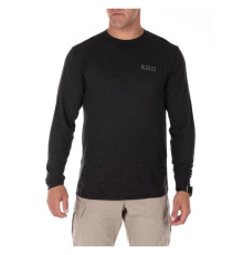 Футболка с длинным рукавом 5.11 Tactical "Triblend Legacy Long Sleeve Tee" — Black Heather
