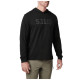 Футболка с капюшоном и длинным рукавом 5.11® Hooded Long Sleeve Tee — Black