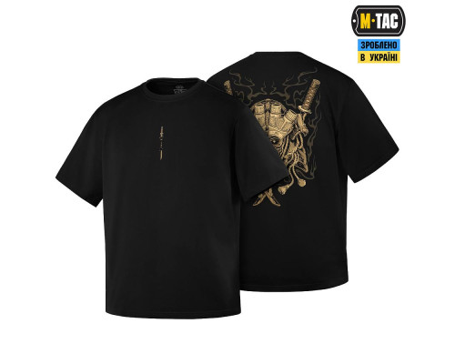 M-Tac футболка Gold Samurai Oversize — Black