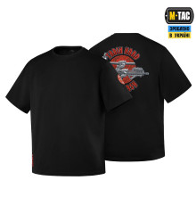 M-Tac футболка Train Hard Oversized Cotton Hard — Black