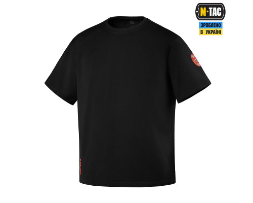 M-Tac футболка Train Hard Oversized Cotton Hard — Black