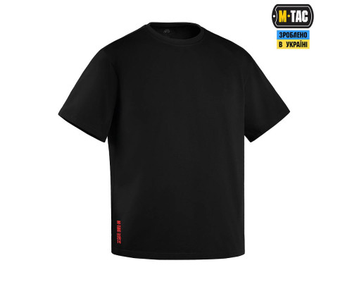 M-Tac футболка Train Hard Oversized Cotton Hard — Black