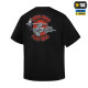 M-Tac футболка Train Hard Oversized Cotton Hard — Black