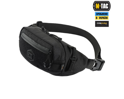 M-TAC СУМКА WAIST BAG ELITE HEX BLACK