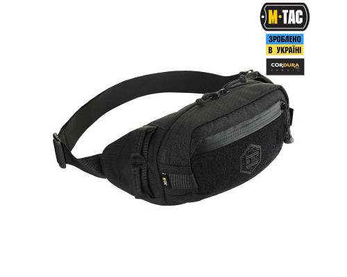 M-TAC СУМКА WAIST BAG ELITE HEX BLACK