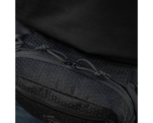M-TAC СУМКА WAIST BAG ELITE HEX BLACK