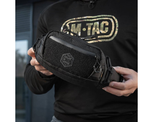 M-TAC СУМКА WAIST BAG ELITE HEX BLACK