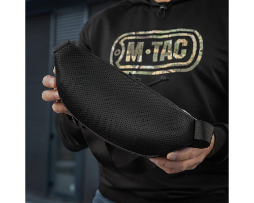 M-TAC СУМКА WAIST BAG ELITE HEX BLACK