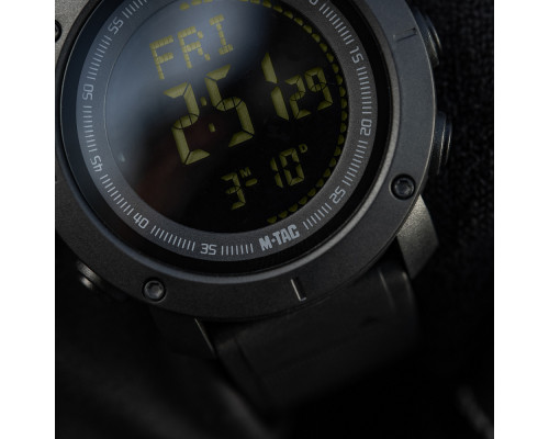 M-TAC ЧАСЫ ТАКТИЧЕСКИЕ С КОМПАСОМ 2095 BLACK