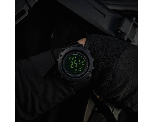 M-TAC ЧАСЫ ТАКТИЧЕСКИЕ С КОМПАСОМ 2095 BLACK