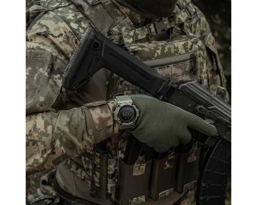 M-TAC ЧАСЫ ТАКТИЧЕСКИЕ С КОМПАСОМ 2233 ARMY GREEN