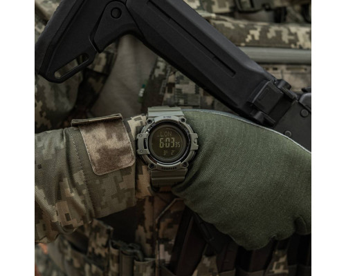 M-TAC ЧАСЫ ТАКТИЧЕСКИЕ С КОМПАСОМ 2233 ARMY GREEN