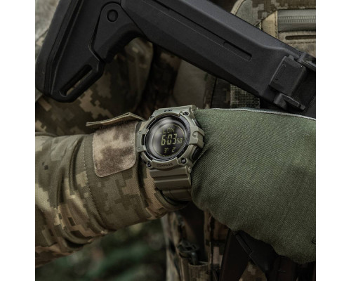 M-TAC ЧАСЫ ТАКТИЧЕСКИЕ С КОМПАСОМ 2233 ARMY GREEN