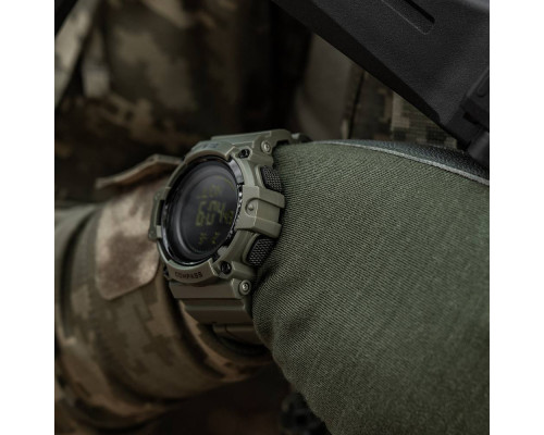 M-TAC ЧАСЫ ТАКТИЧЕСКИЕ С КОМПАСОМ 2233 ARMY GREEN