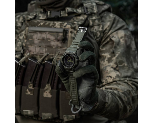 M-TAC ЧАСЫ ТАКТИЧЕСКИЕ С КОМПАСОМ 2233 ARMY GREEN