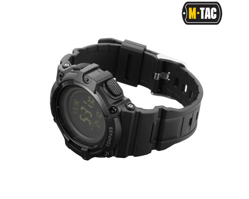 M-TAC ЧАСЫ ТАКТИЧЕСКИЕ С КОМПАСОМ 2233 BLACK