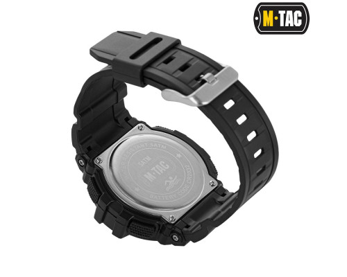M-TAC ЧАСЫ ТАКТИЧЕСКИЕ С КОМПАСОМ 2233 BLACK