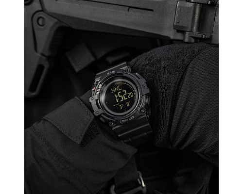 M-TAC ЧАСЫ ТАКТИЧЕСКИЕ С КОМПАСОМ 2233 BLACK