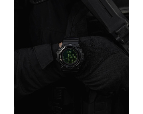 M-TAC ЧАСЫ ТАКТИЧЕСКИЕ С КОМПАСОМ 2233 BLACK