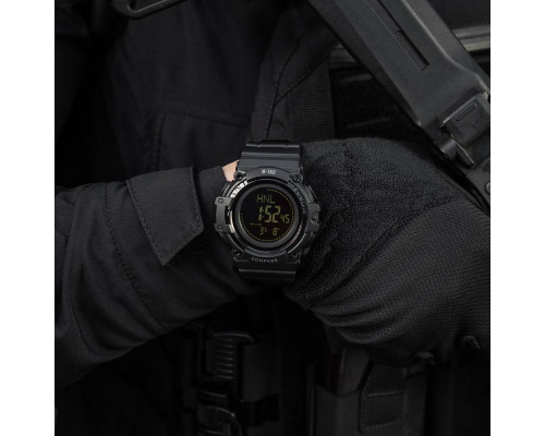 M-TAC ЧАСЫ ТАКТИЧЕСКИЕ С КОМПАСОМ 2233 BLACK