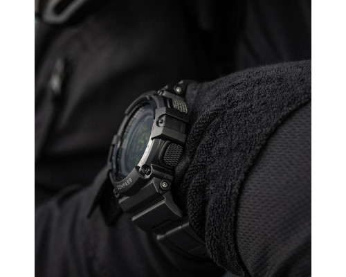 M-TAC ЧАСЫ ТАКТИЧЕСКИЕ С КОМПАСОМ 2233 BLACK