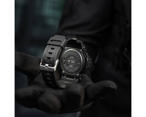 M-TAC ЧАСЫ ТАКТИЧЕСКИЕ С КОМПАСОМ 2233 BLACK