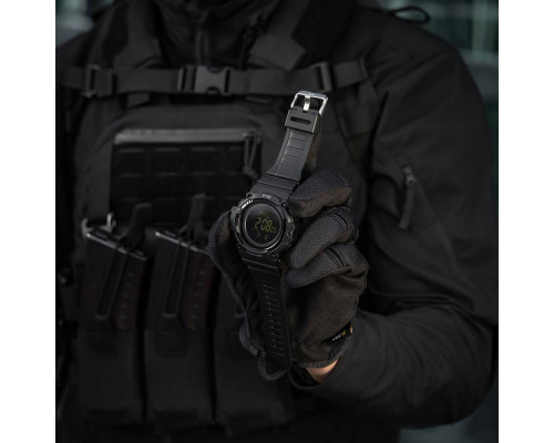 M-TAC ЧАСЫ ТАКТИЧЕСКИЕ С КОМПАСОМ 2233 BLACK