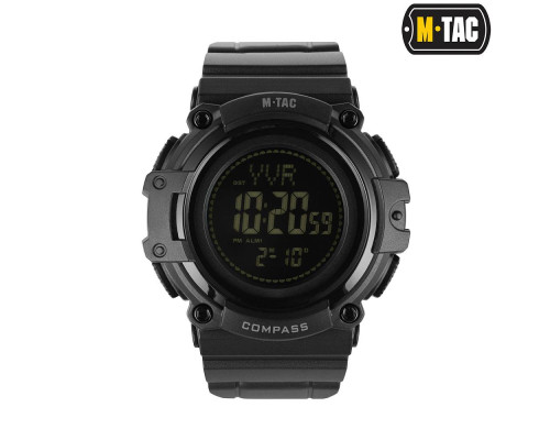 M-TAC ЧАСЫ ТАКТИЧЕСКИЕ С КОМПАСОМ 2233 BLACK