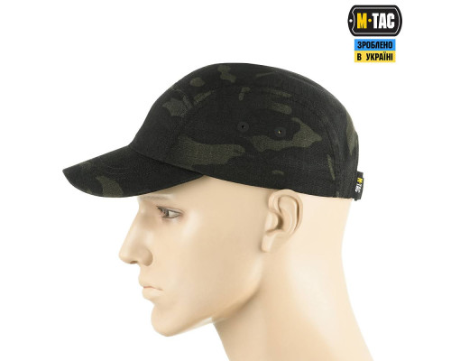 M-Tac бейсболка Five Panel Nyco Extreme — Multicam Black