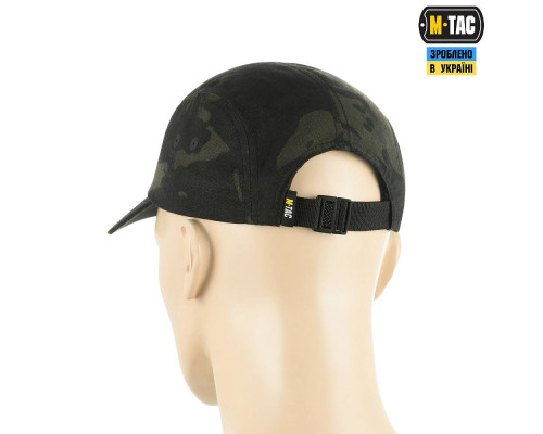 M-Tac бейсболка Five Panel Nyco Extreme — Multicam Black
