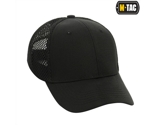 M-TAC БЕЙСБОЛКА С СЕТКОЙ FLEX РИП-СТОП BLACK