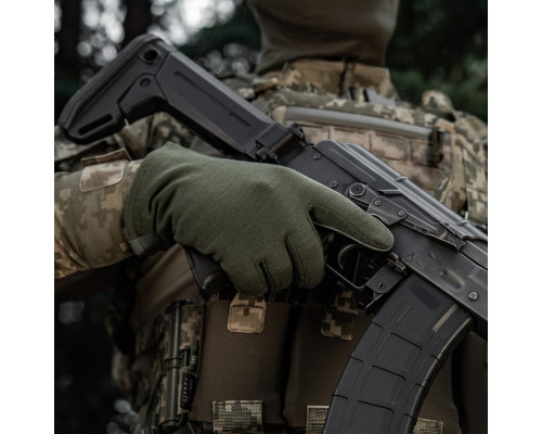 M-TAC ПЕРЧАТКИ NOMEX SPORT LEATHER OLIVE