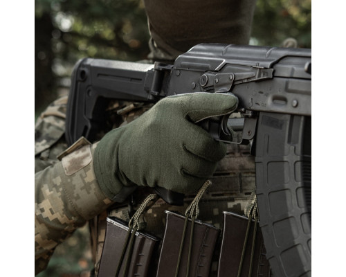 M-TAC ПЕРЧАТКИ NOMEX SPORT LEATHER OLIVE