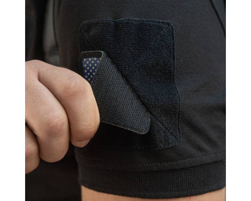 M-Tac нашивка флаг США винтаж (80х50 мм) — Black/GID