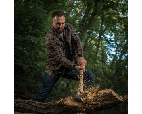 M-TAC РУБАШКА LUMBERJACK MERINO COLD WEATHER GREY/BROWN