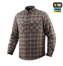 M-TAC РУБАШКА LUMBERJACK MERINO COLD WEATHER GREY/BROWN