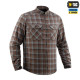 M-TAC РУБАШКА LUMBERJACK MERINO COLD WEATHER GREY/BROWN