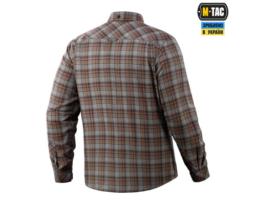 M-TAC РУБАШКА LUMBERJACK MERINO COLD WEATHER GREY/BROWN