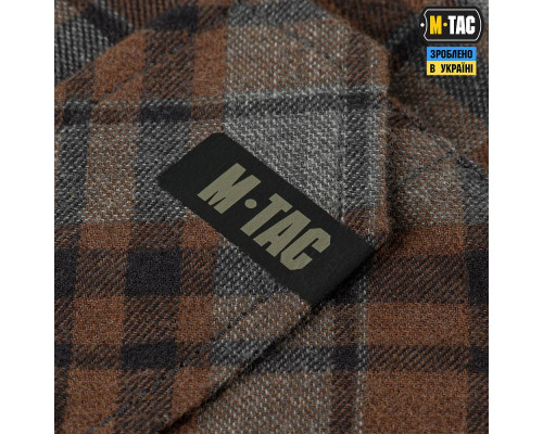 M-TAC РУБАШКА LUMBERJACK MERINO COLD WEATHER GREY/BROWN