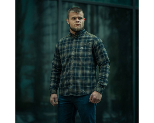M-Tac рубашка тактическая Redneck Shirt — Olive/Navy Blue