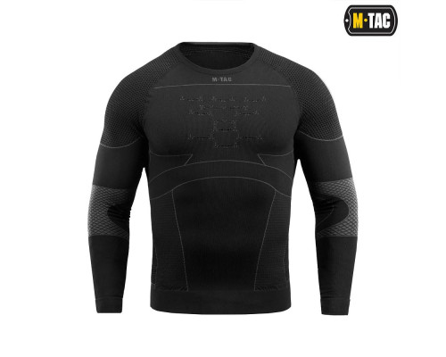 M-Tac терморубашка компрессионная — Black/Dark Grey
