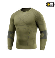 M-Tac терморубашка компрессионная — Ranger Green/Dark Grey