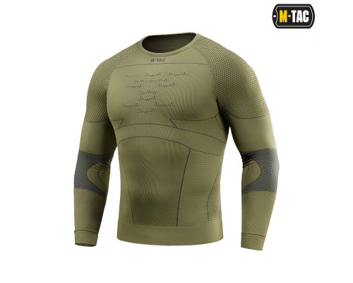 M-Tac терморубашка компрессионная — Ranger Green/Dark Grey