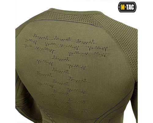 M-Tac терморубашка компрессионная — Ranger Green/Dark Grey
