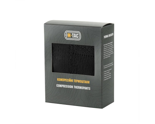 M-Tac термобрюки компрессионные — Black/Dark Grey