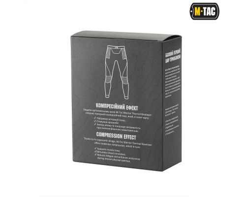 M-Tac термобрюки компрессионные — Black/Dark Grey