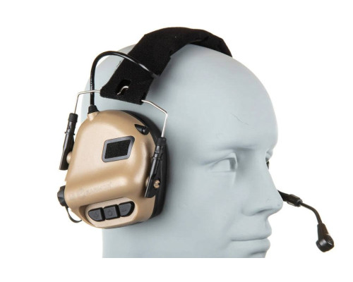 Активные наушники Earmor M32 MOD4 Active hearing protectors - Tan