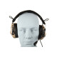 Активные наушники Earmor M32 MOD4 Active hearing protectors - Tan